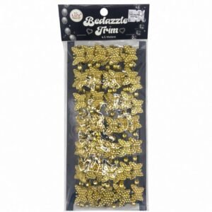 Bling - 3/4” Butterfly Garland x 10 yards - Gold